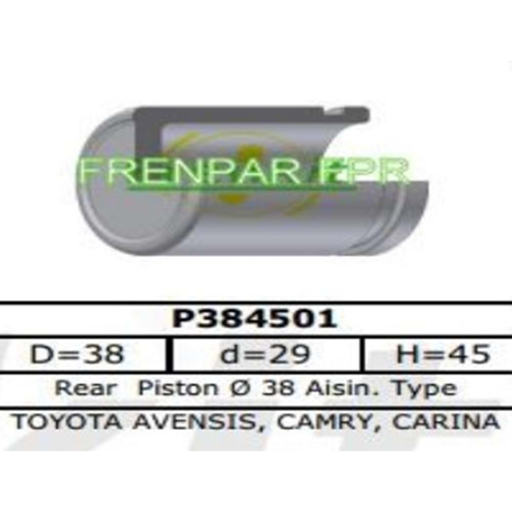 Fren Kaliper Pistonu Ön Toyota Avensis, Rav 4, Carina, Camry