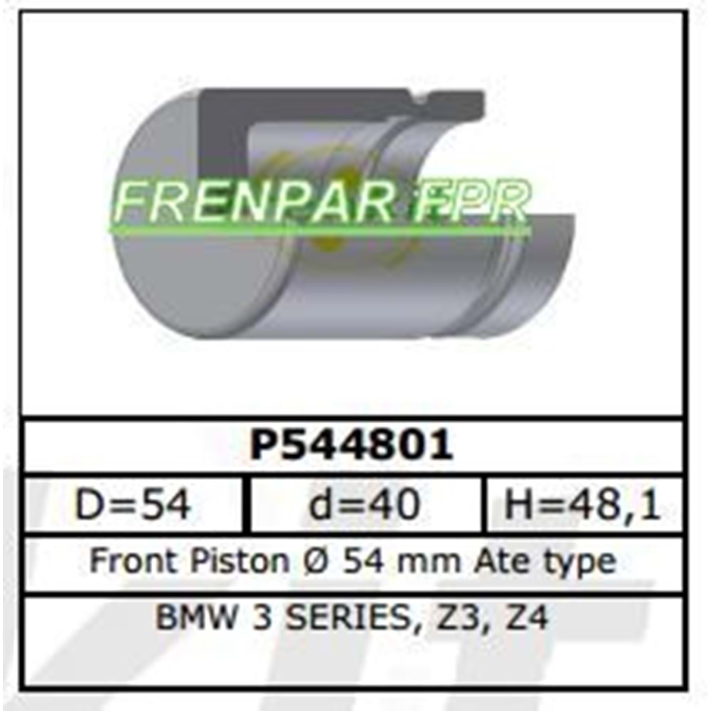 Fren Kaliper Pistonu Ön Bmw E36, E46