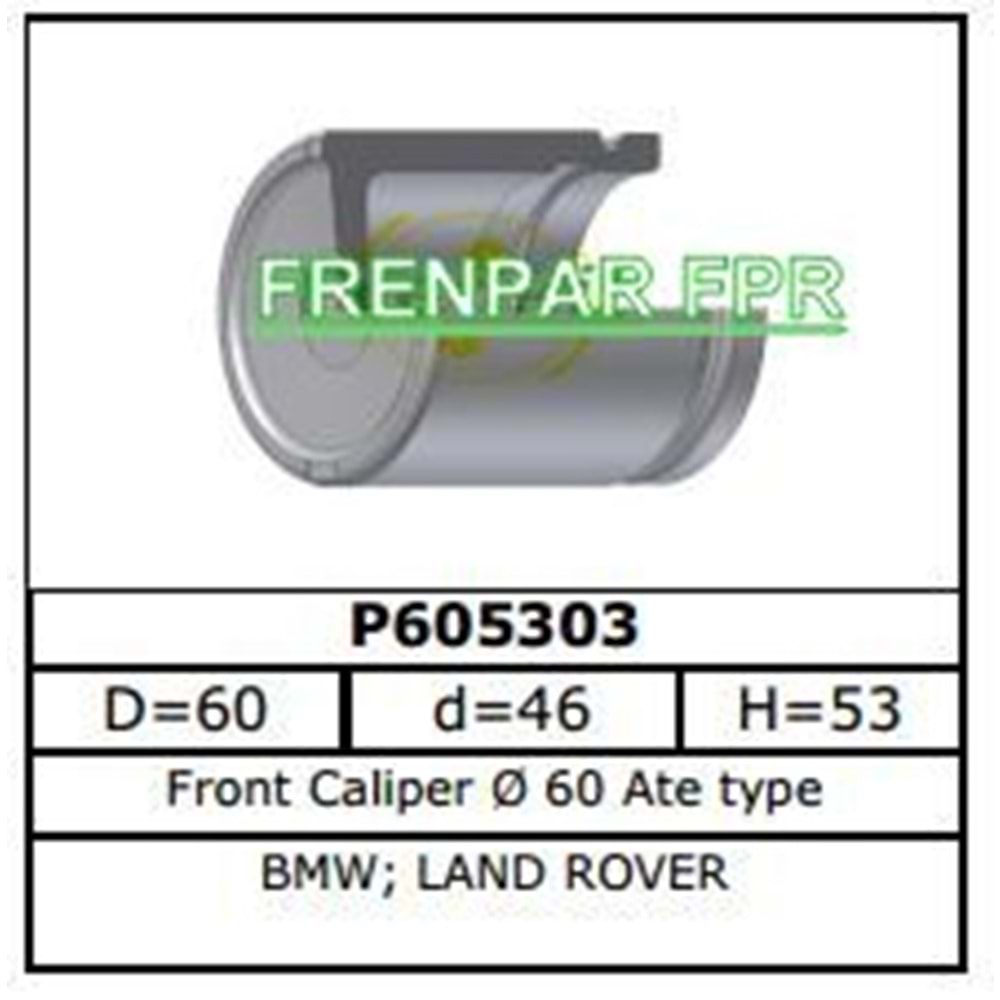 Fren Kaliper Pistonu Ön Bmw E36, E34, E39, E32, E38, E53