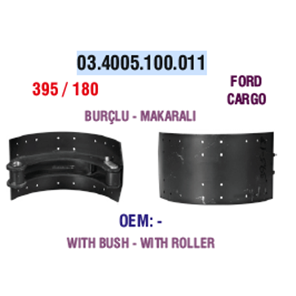 PAPUÇ FORD CARGO 395/180 BURÇLU 4851*