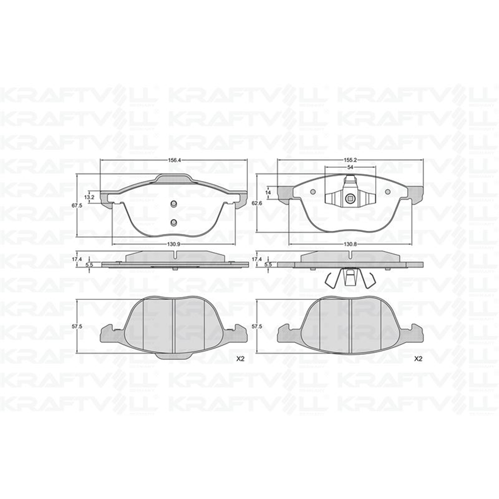 Disk Balata Ford C MAX, Volvo S40, Mazda 3 Ön -