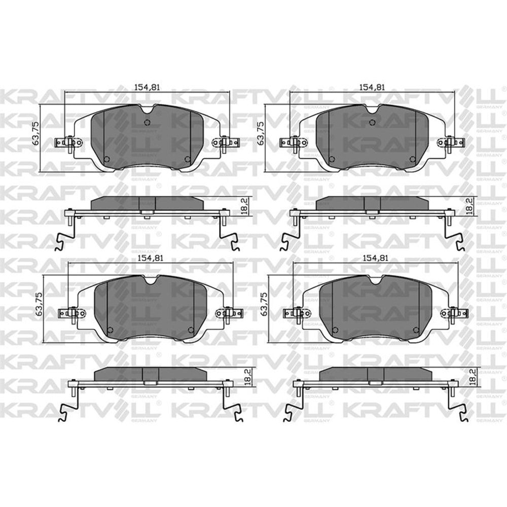 Disk Balata Peugeot, Citroen, Opel Mokka E 19> Ön