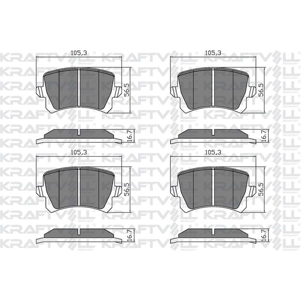 Disk Balata Vw Tiguan, Skoda Süper B, Audi Arka