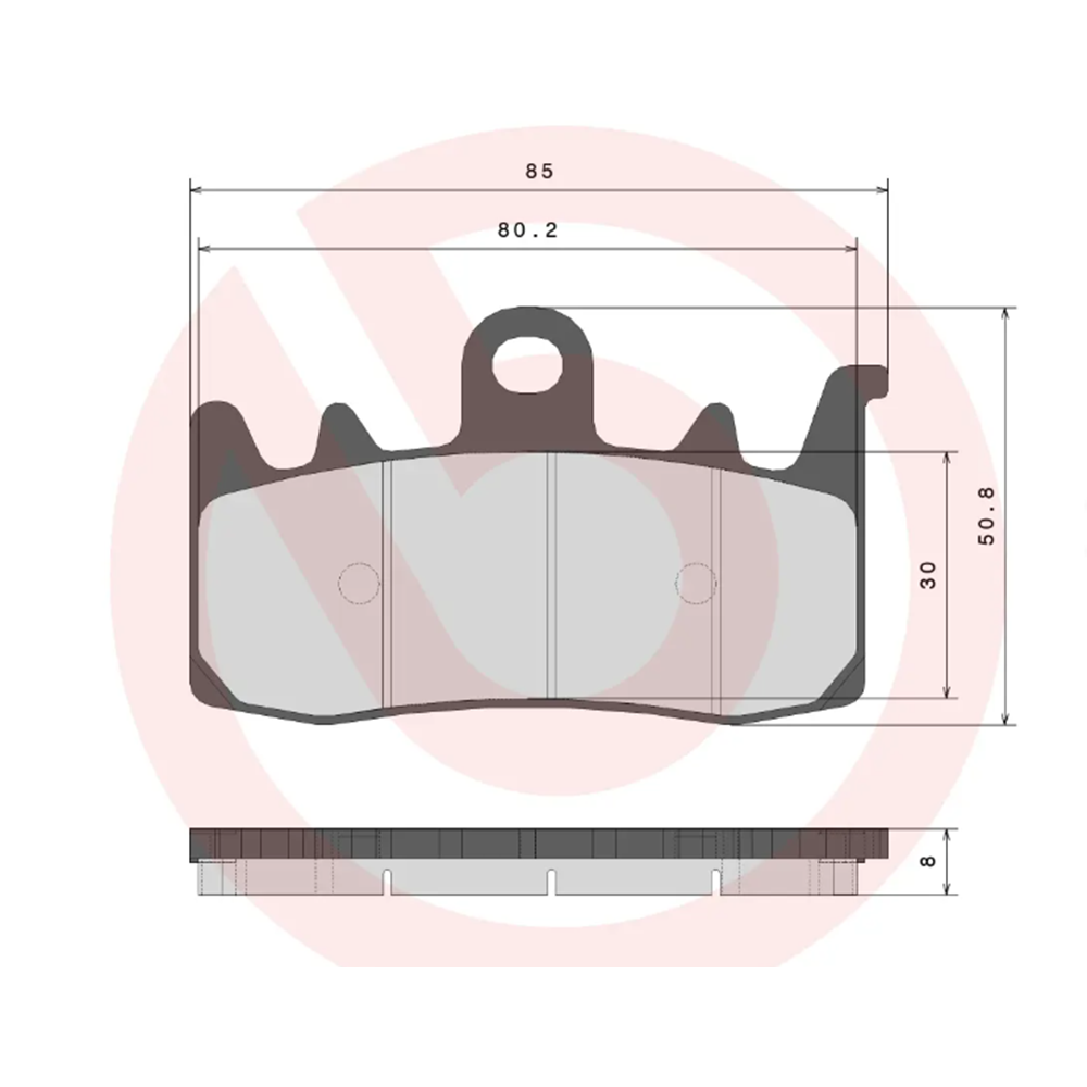 630 BREMBO BMW F900/S1000R SINTER ÖN FREN BALATASI