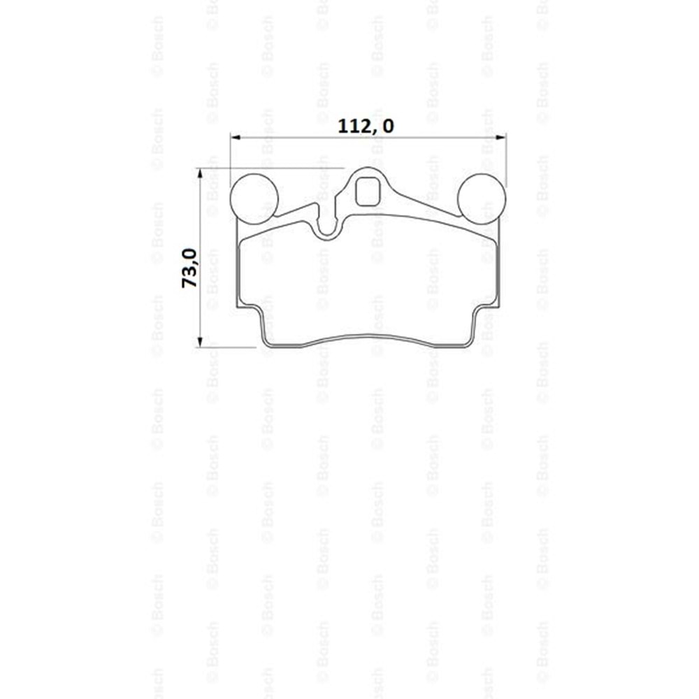 Disk Balata Vw Touareg, Audi Q7, Porsche Cayenne Arka - Bosch