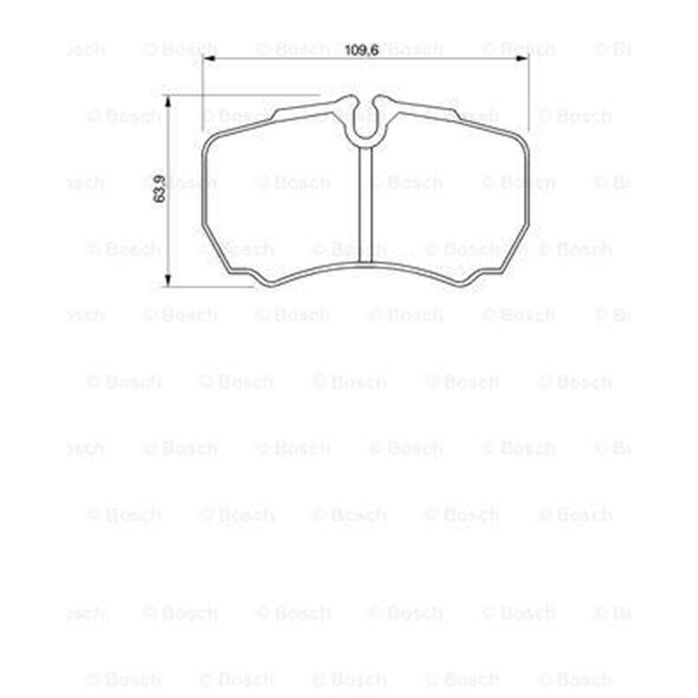 Disk Balata Ford Transit, Iveco Daily III Arka - Bosch