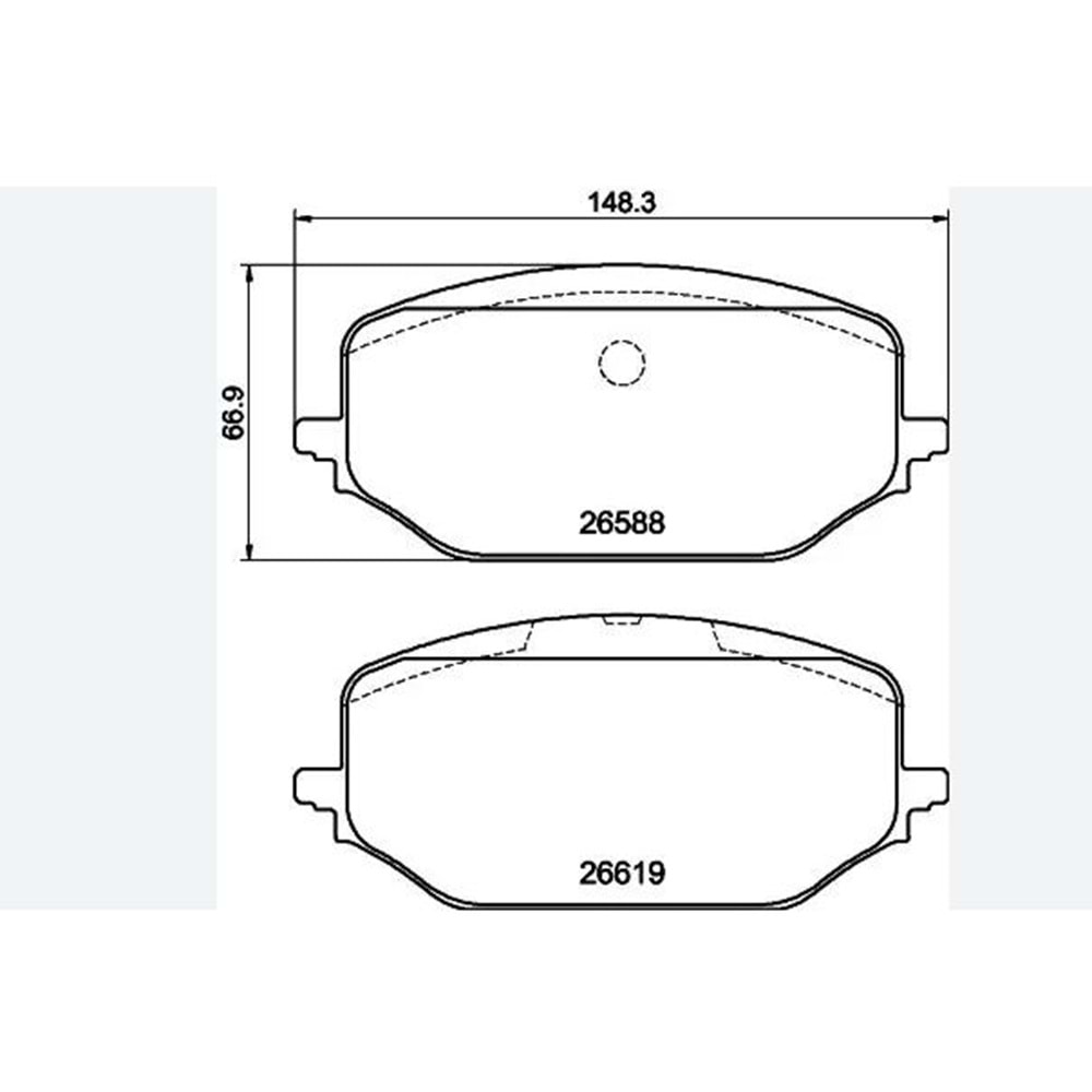 Disk Balata Peugeot, Opel, Fiat, Citroen, DS 4 Ön - Bosch