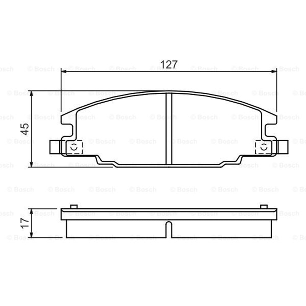 Disk Balata Opel Frontera Ön - Bosch