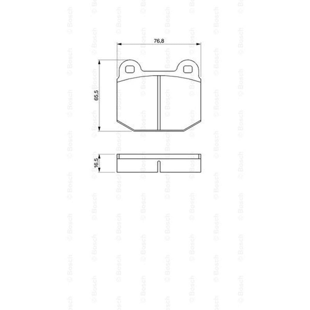 Disk Balata Fiat Alfa 75, Opel, Bmw Ön - Bosch