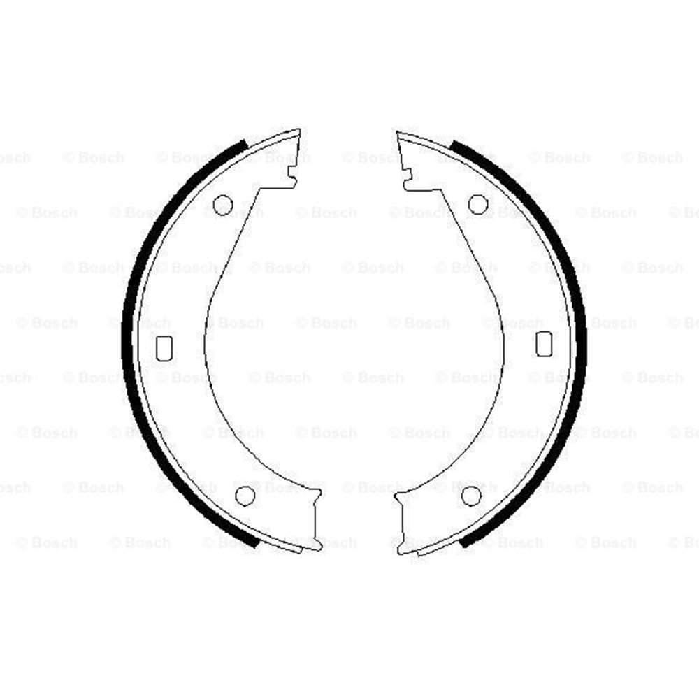 El Fren Balata Bmw E31, E32, E34 - Bosch
