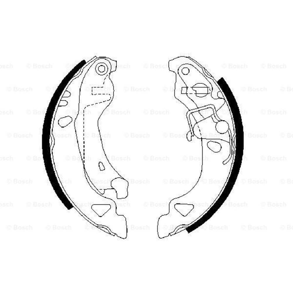 KampAna Balata Fiat Punto, Brava, Bravo - Bosch