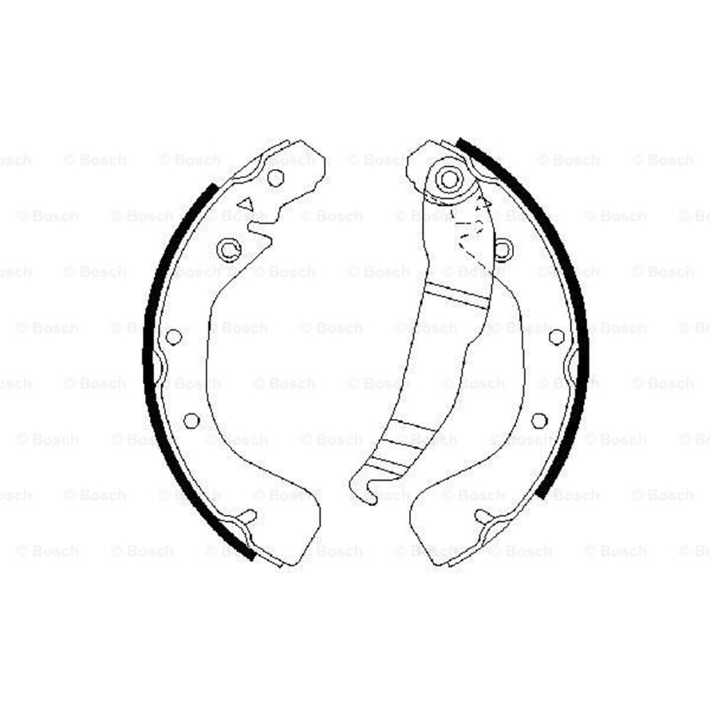 Kampana Balata Opel Astra 1.6 98-04, Astra 1.4 i 97-00 Arka - Bosch