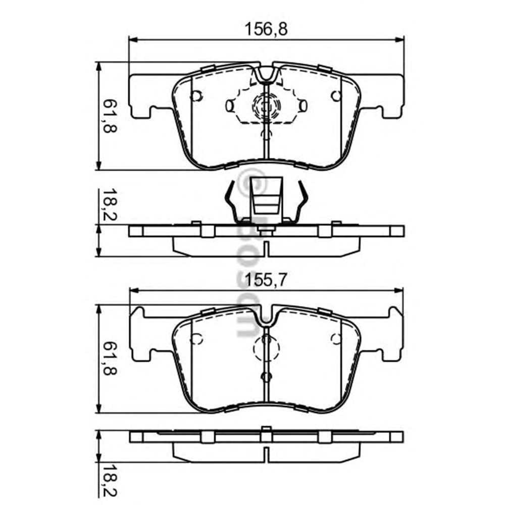 Disk Balata Bmw 1 Serisi Ön - Bosch