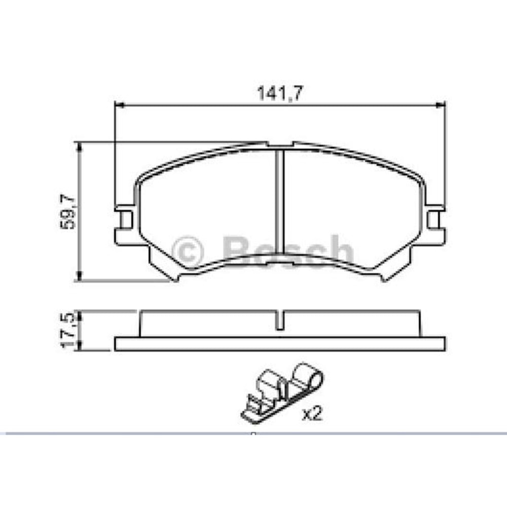 Disk Balata Renault Megane IV, Talisman, Espace V, Qashqai, Kadjar, X-Trail Ön -