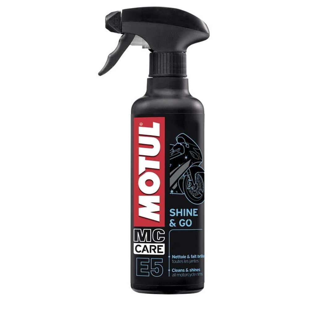 MOTUL E5 SHINE & GO MOTOSİKLET PARLATICI CİLA 400 ML