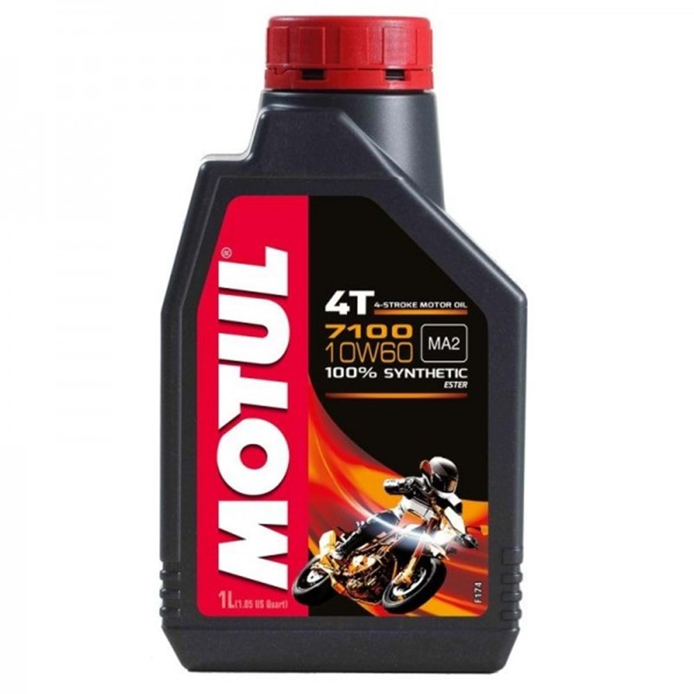 MOTUL 10W/60 4T 7100 SERİSİ 1 LT - FULL SENTETİK