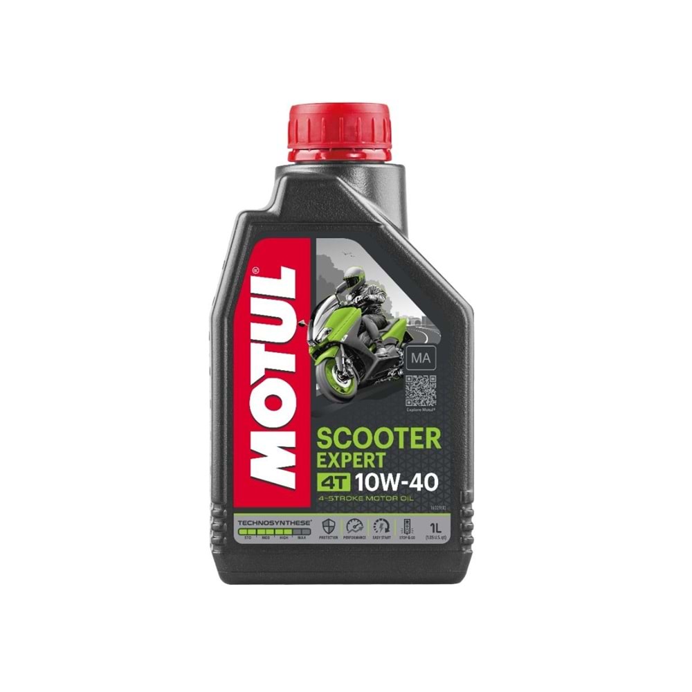 MOTUL 5100 SERİSİ 10W/40 YARI SENTETİK 1 LT SCOOTER EXPERT (MA)