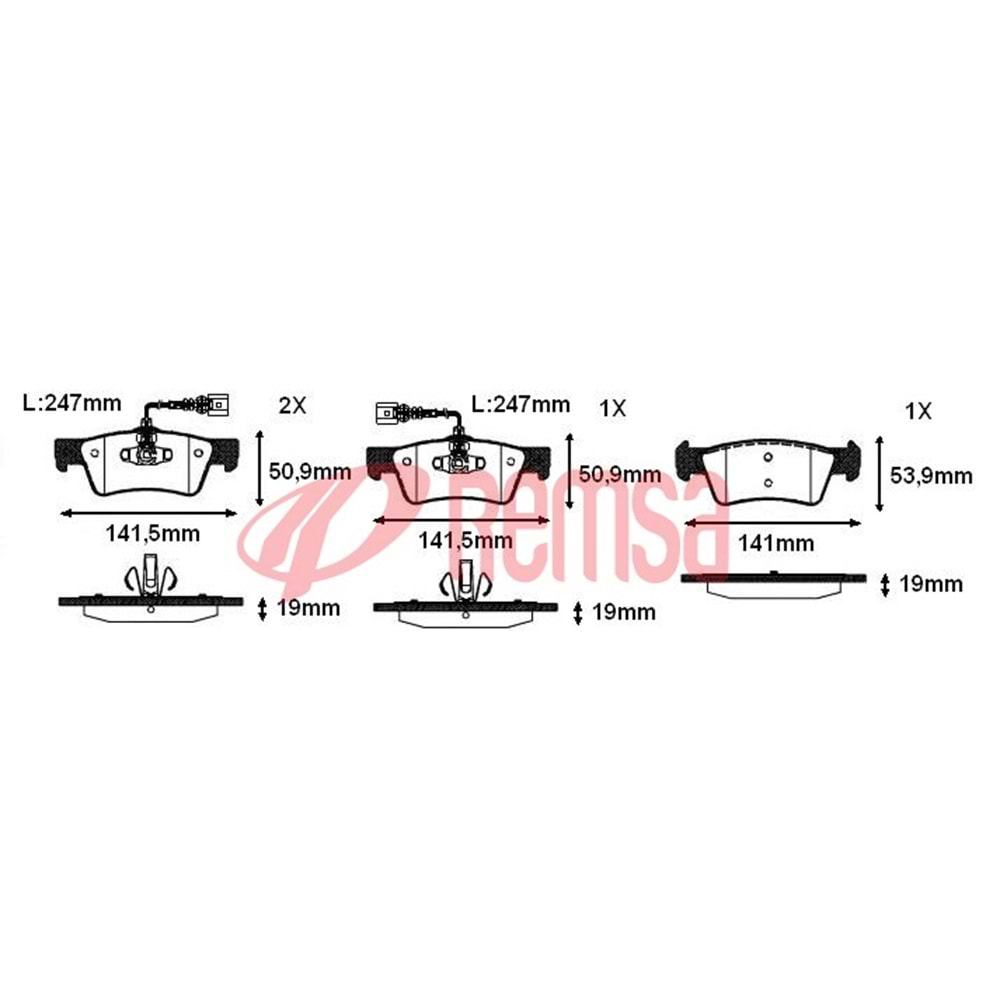 Disk Balata Vw Touareg Arka -