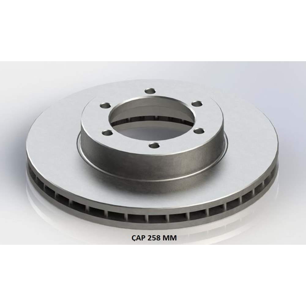 Fren Diski Kia Pregio 95-04 Ön - 258 MM -