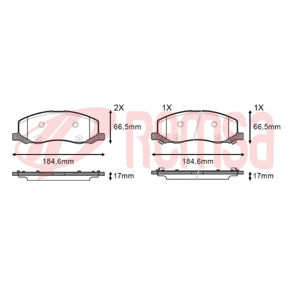 Disk Balata Opel İnsignia, SAAB 9-5 Ön -