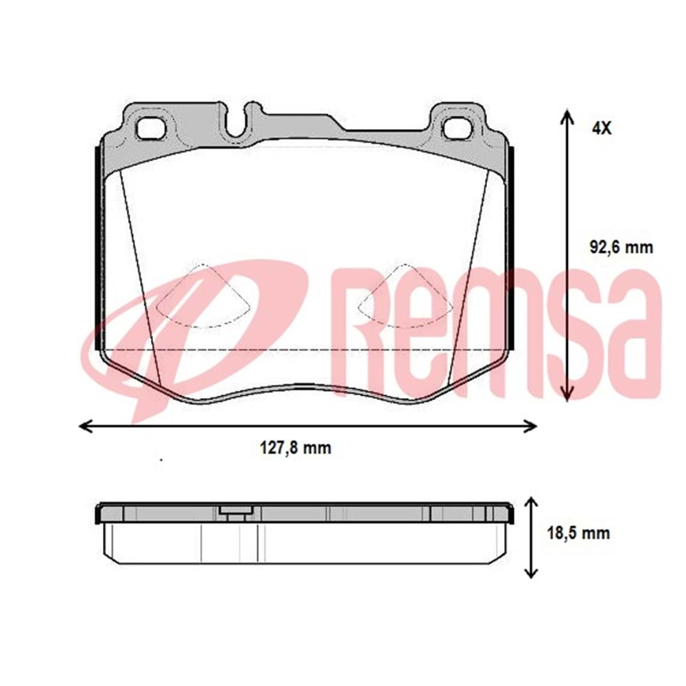 Disk Balata Mercedes C Serisi (W205) C 250 CGI Ön -