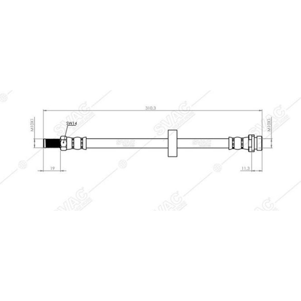 Fren Hortumu Ford Mondeo Arka III 00-07