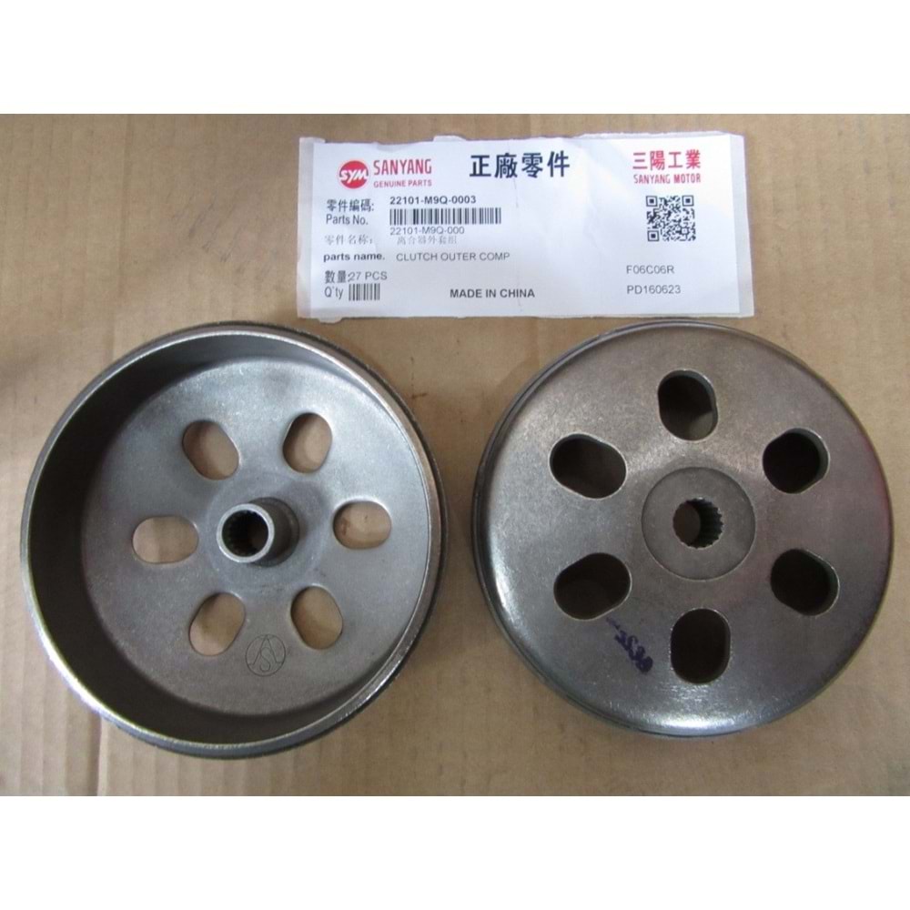 SYM 22101-M9Q-000 ARKA VARYATÖR DIŞ TAMBUR ROTOR VS125, Fiddle2 125 S