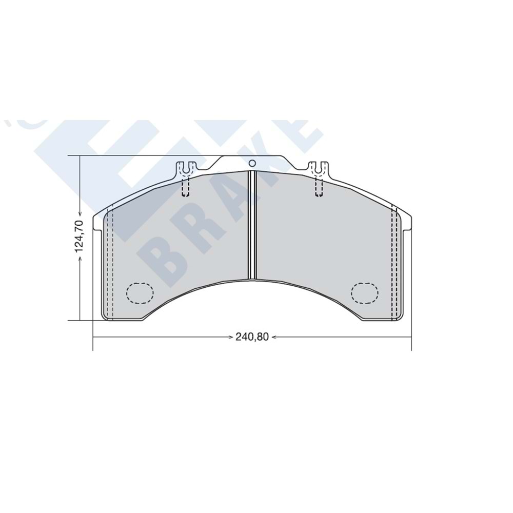 DİSK BALATA ÖN FIAT IVECO EURO TEC/EURO STAR 440E 42 95>
