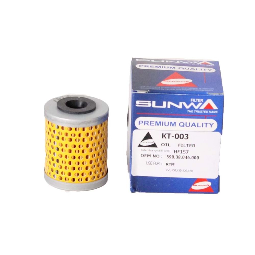 157 SUNWA 308-329 YAĞ FİLTRESİ BETA 250RR, KTM 520, 690, POLARIS ATV