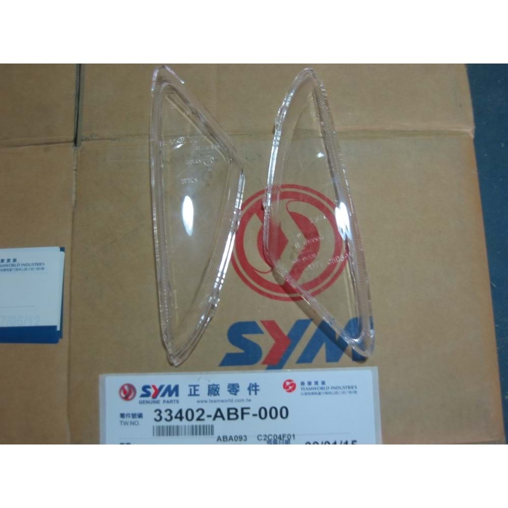 SYM 33402-ABF-000 SİNYAL ÖN CAMI SAĞ