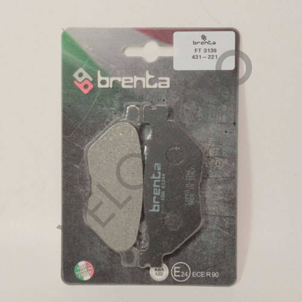 319 BRENTA ORGANİK BALATA ARKA GV 650, FJR 1300, XVS 1300 (FT3139)