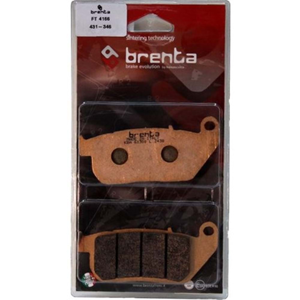 381 BRENTA SİNTERLİ BALATA ÖN HARLEY SPORTSTER XL883 (FT4166)
