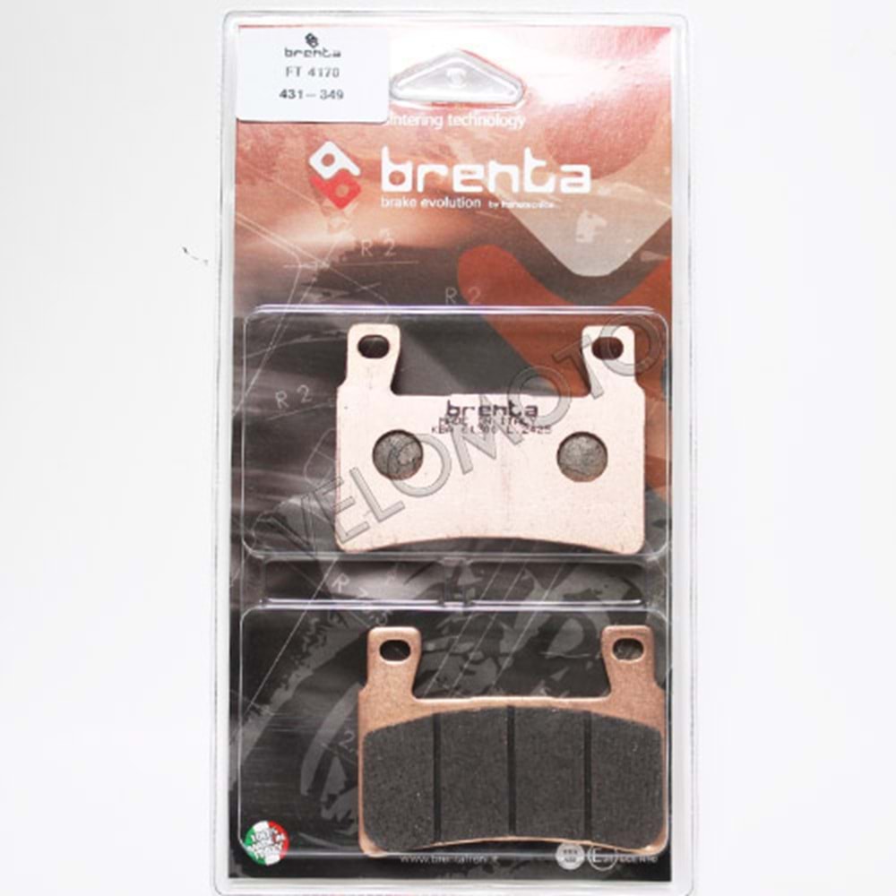 296 BRENTA SİNTERLİ BALATA ÖN SPORSTER XR1200, XRX1200 (FT4170)