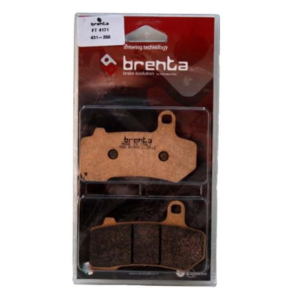 409 BRENTA SİNTERLİ BALATA HARLEY-DAVIDSON ELECTRA GLADE ÖN ARKA (FT4171)