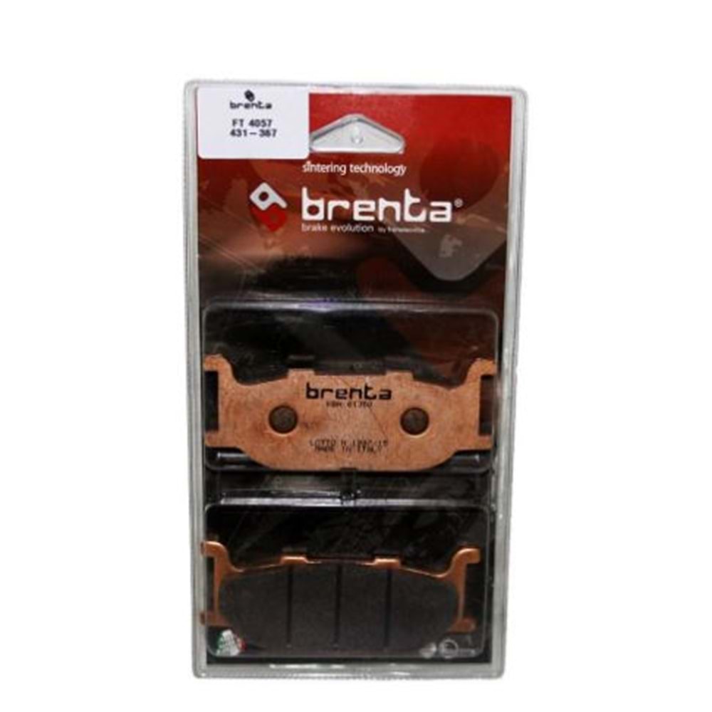 179 BRENTA SİNTERLİ BALATA ÖN XVS650, YP400 MAJESTY, XV1100 (FT4057)