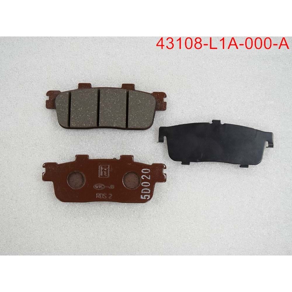 427 SYM 43108-L1A-000-A DİSK FREN BALATASI*