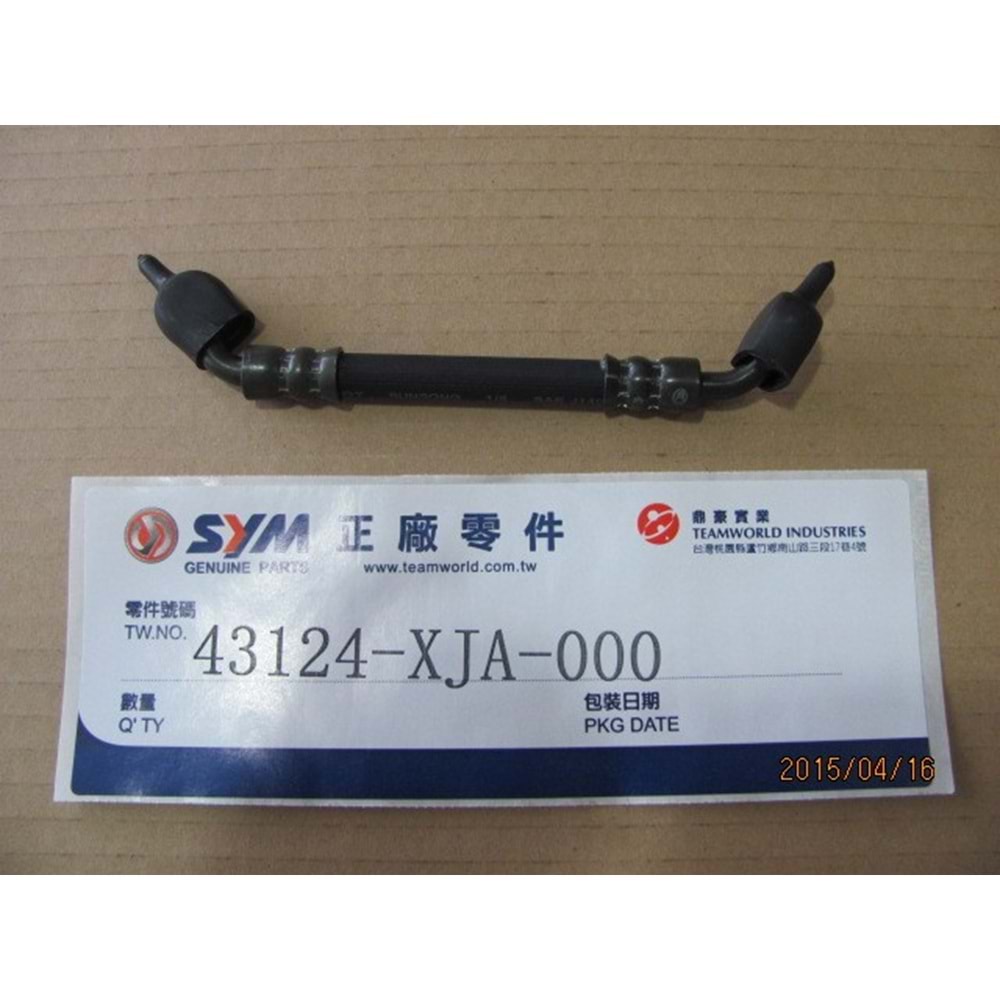 SYM 43124-XJA-000 FREN HORTUMU ARKA ÜST KISA Fiddle3 200, Fiddle3 125