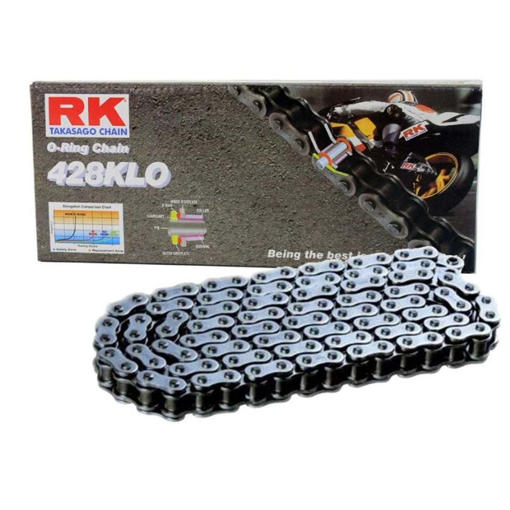 428 Klo 134L Rk O-Ring Li Zincir Kawasaki Wr 125 X 09-15, Wr 125 R 09-15, Honda Cb 125 R 18-18