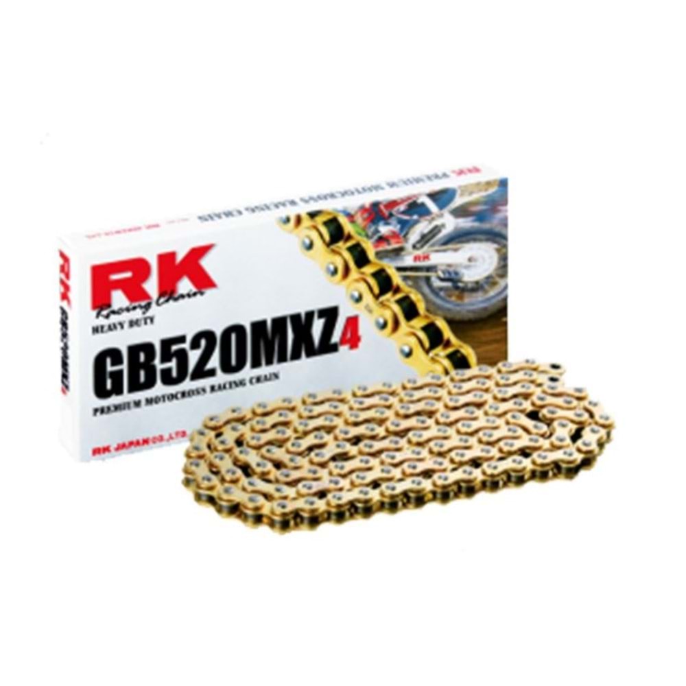 520 Mxz 112L Bakla Gb Gold Zincir Motocross, Racing Rk