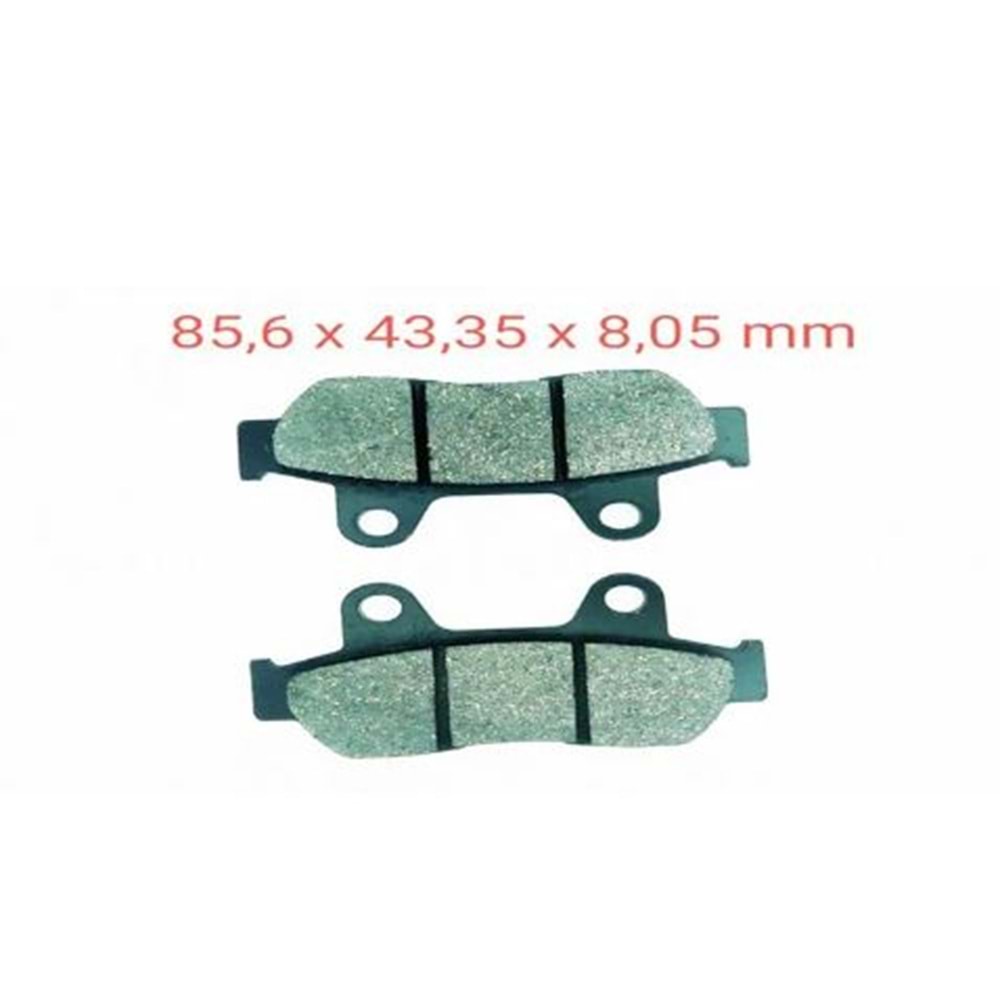 721 DİSK BALATA ORGANİK HONDA CB 125, RAMZEY, ZELSUN, ACTİVA 125 S MONERO 50338