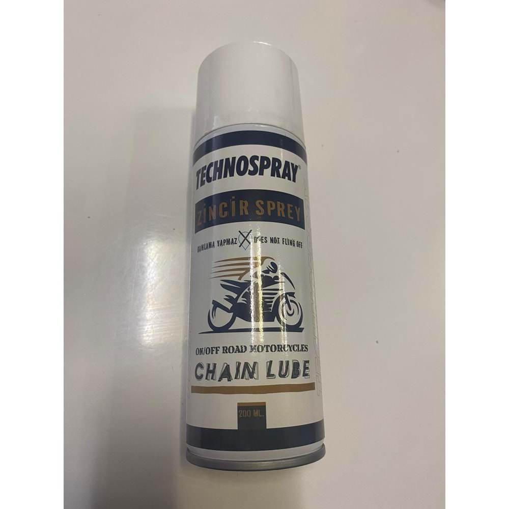 TECHNOSPRAY ZİNCİR YAĞI ON/OFF ROAD - 200 ML*