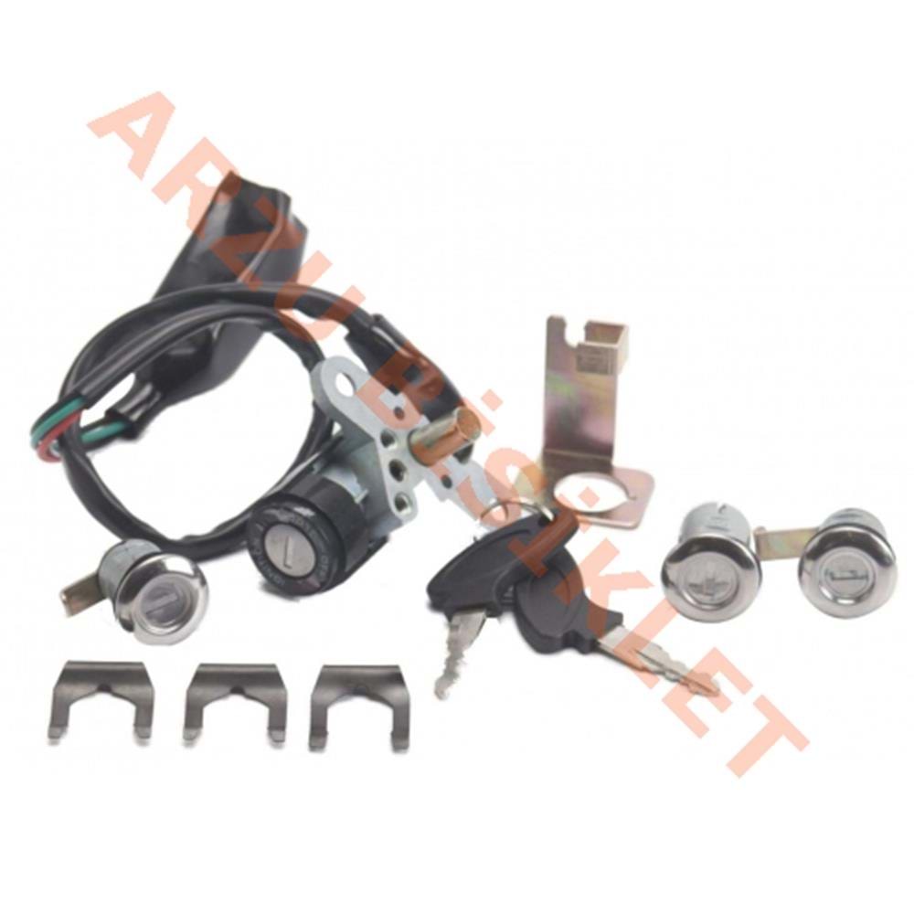 KONTAK KİLİT SETİ SCOOTER MAXI 150 FIDDLE2 125,
