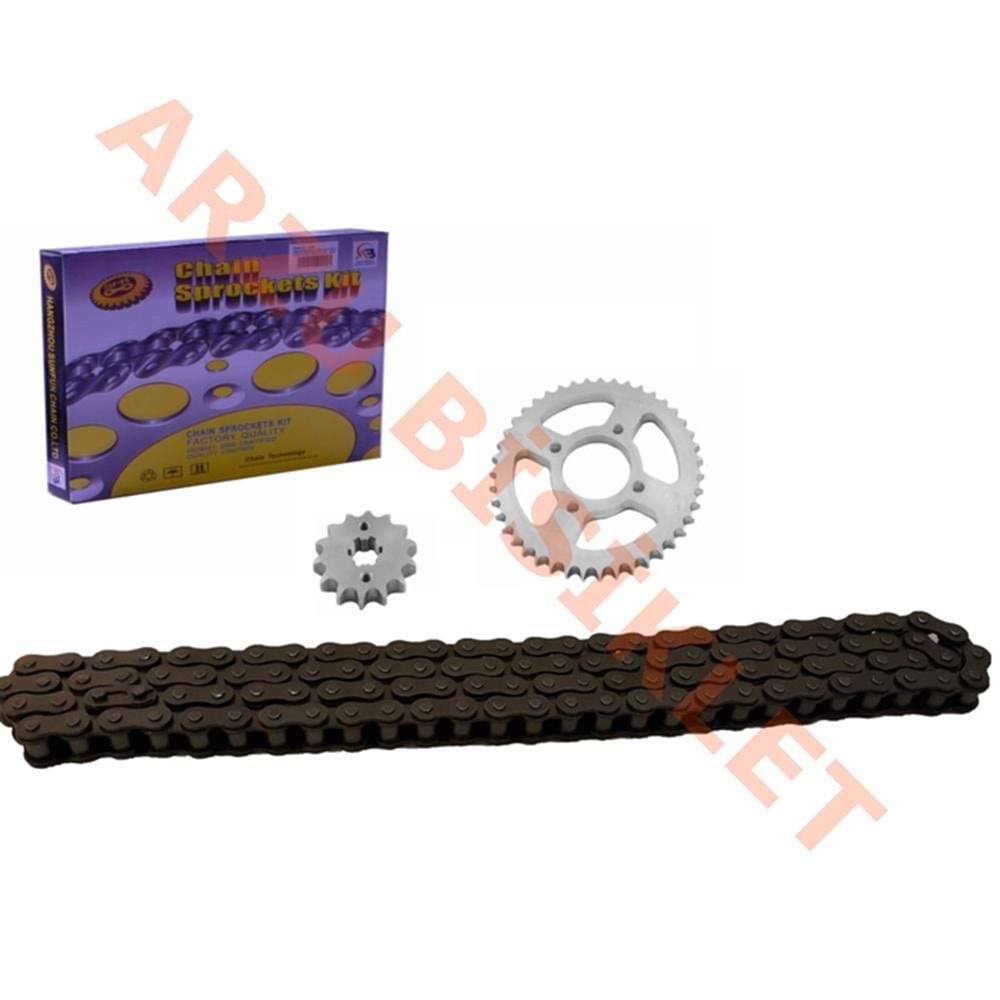 Zincir Dişli Set O-Ring Siz 45T-15T Yamaha Ybr 125 Bütün Model Yılları