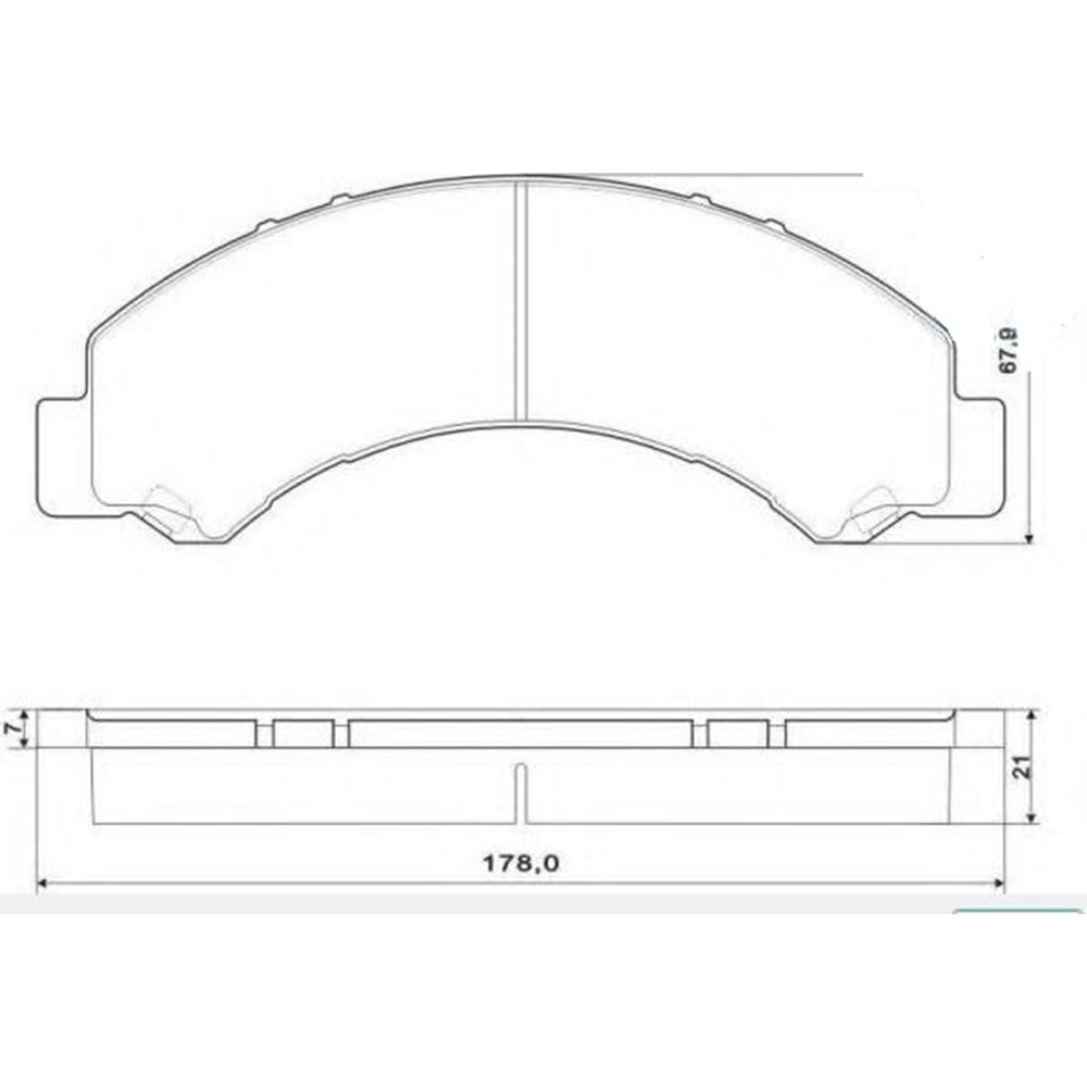 Disk Balata Isuzu N Wide, NNR, NLR 85 LONG, Npr 10 Arka - VALEO