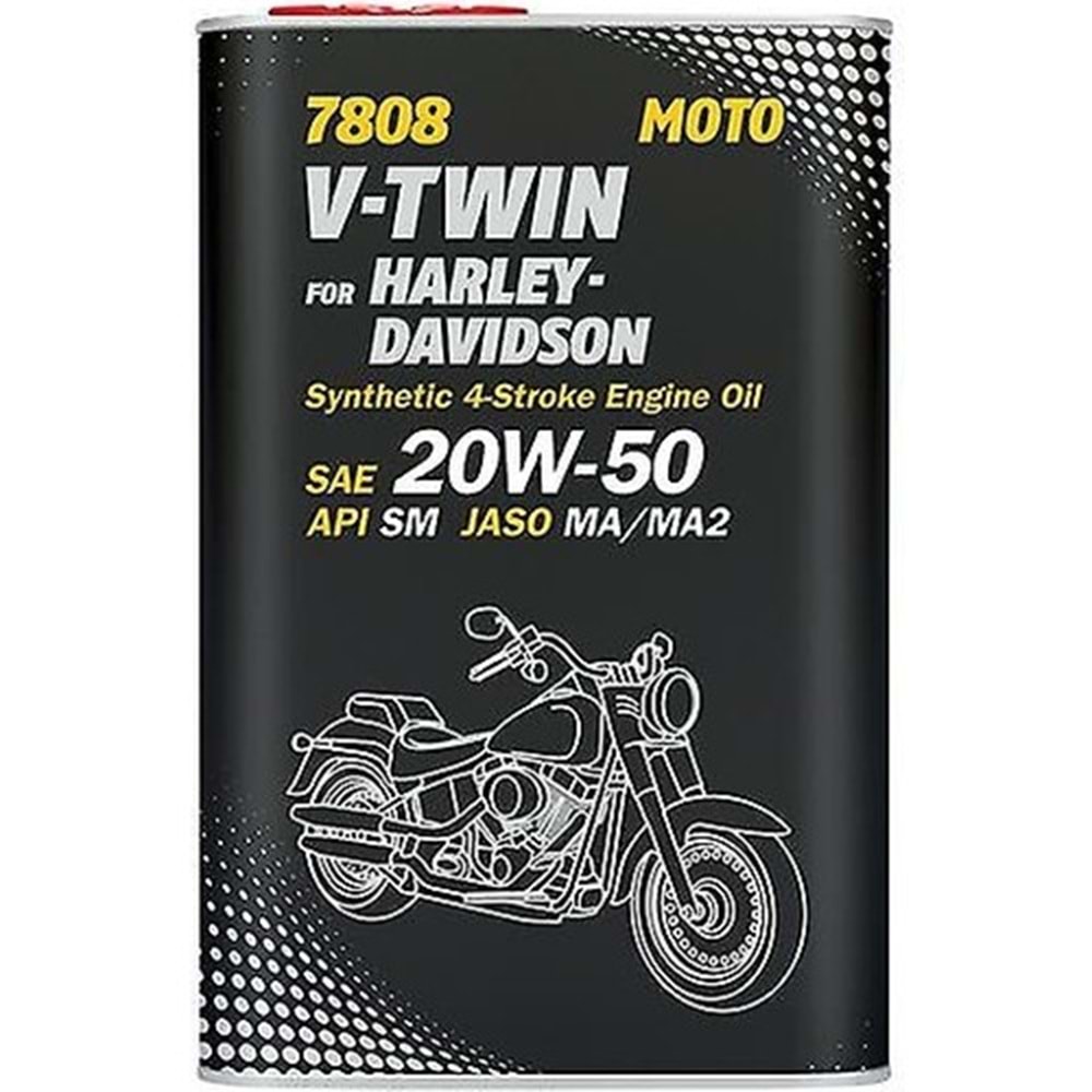 MANNOL 7808 V-TWİN SENTETİK 20W50 HARLEY DAVIDSON