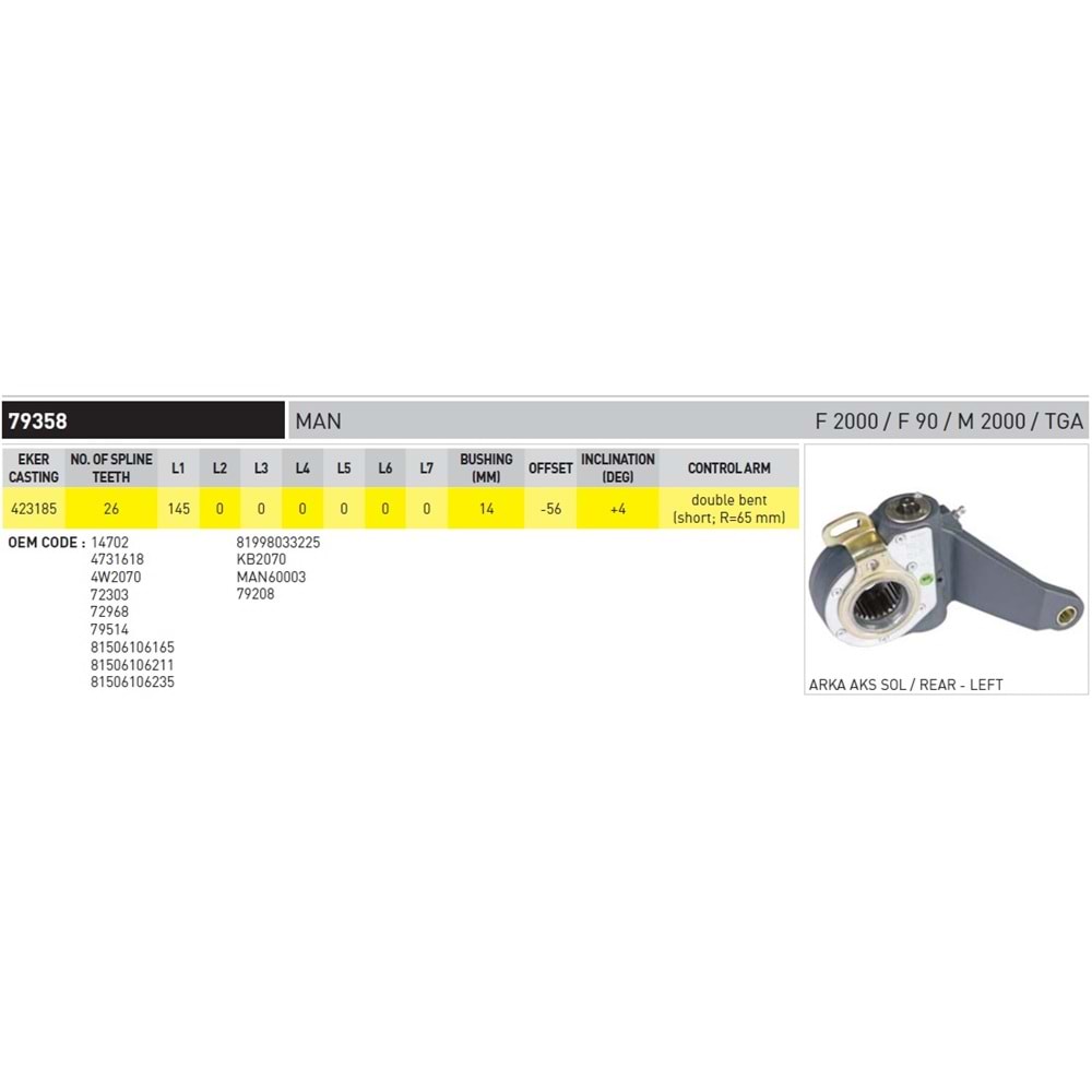 MAN 26/230-422 ARKA R CIRCIR - EKER