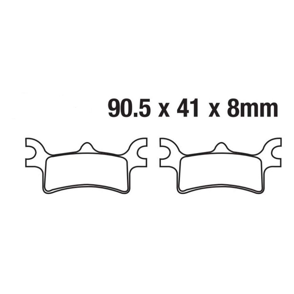 314 DİSK BALATA ÖN ATV POLARİS MAGNUM 325, MAGNUM 500, SPORTSMAN 400 (7ATV1019-500-PLS)