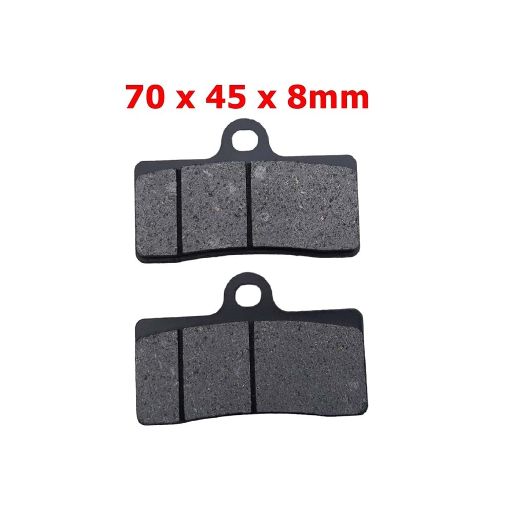 910 FREN DİSK BALATASI ÖN (E5) CF MOTO NK 250 OEM (YS3478)