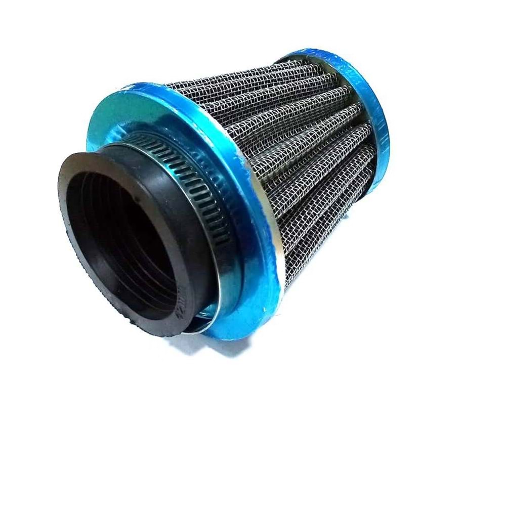 Motosiklet Modifiye Hava Filtresi Üniversal 42 mm, Cg 200, Cg 250, Ybr 125 *Temizlenebilir*