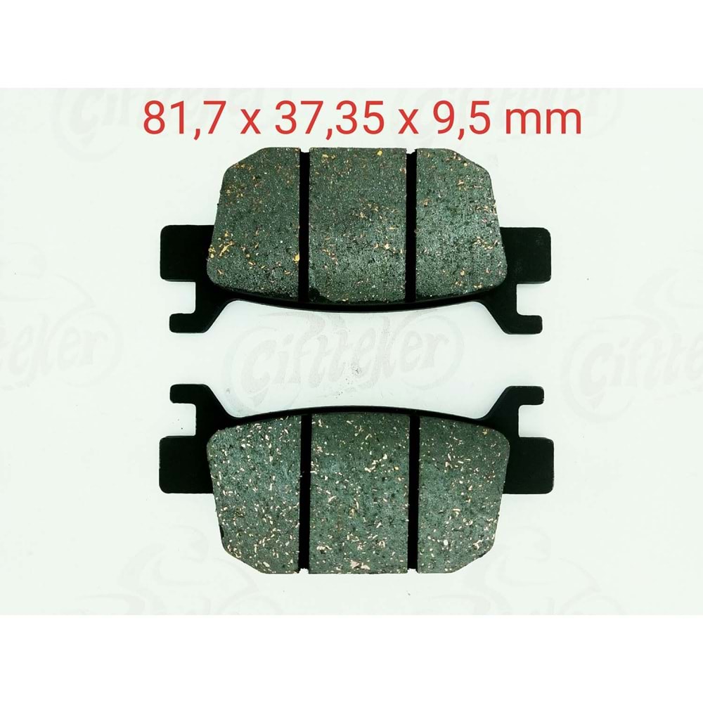 415 MONERO DİSK BALATA ARKA GOLD HONDA NSS 300, FORZA SH 300, MONDİAL BUCCANEER 250İ